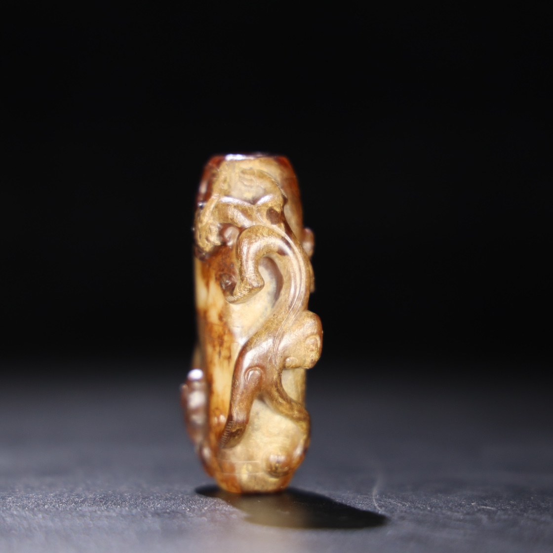 Chinese Natural Jade Carved Ornament