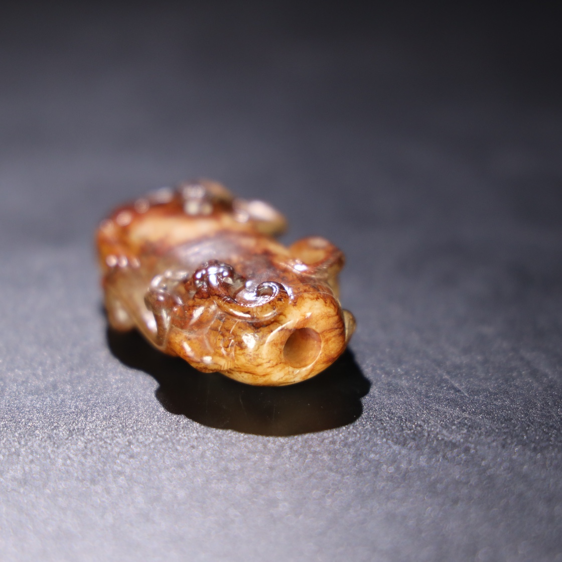 Chinese Natural Jade Carved Ornament