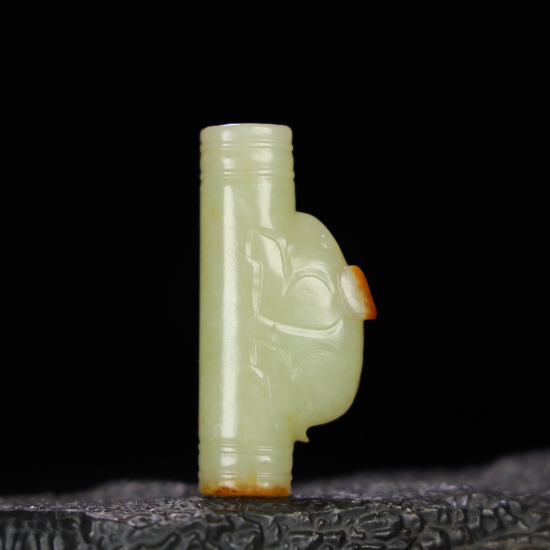 Chinese Natural Jade Carved Ornament