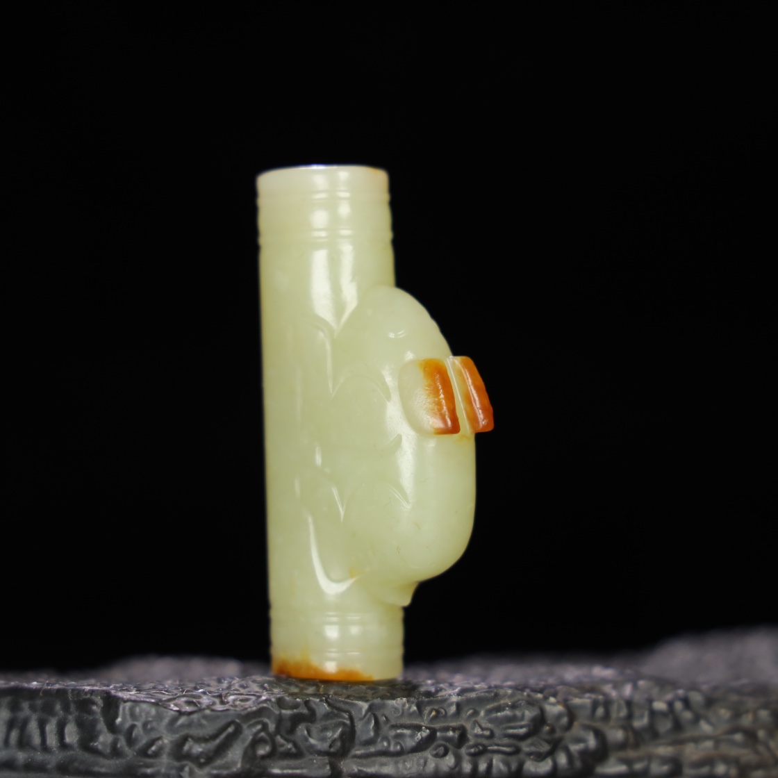 Chinese Natural Jade Carved Ornament