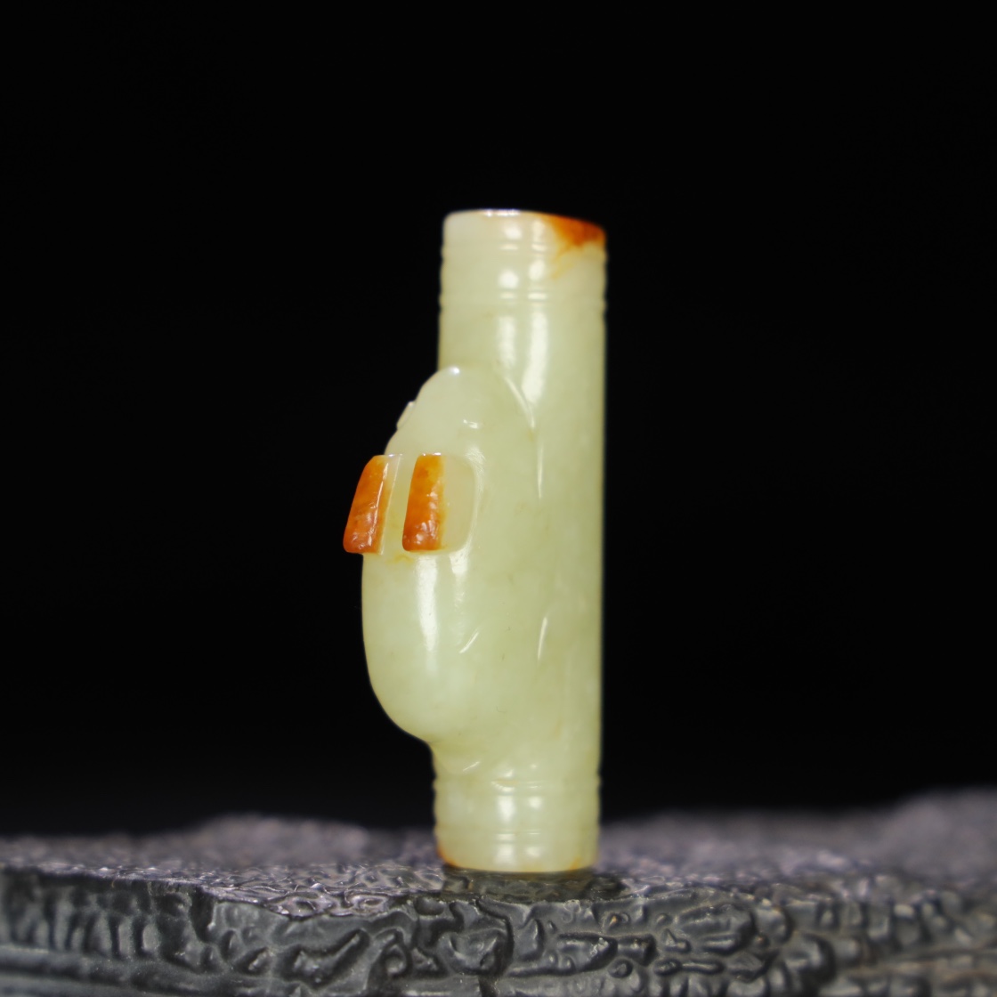 Chinese Natural Jade Carved Ornament