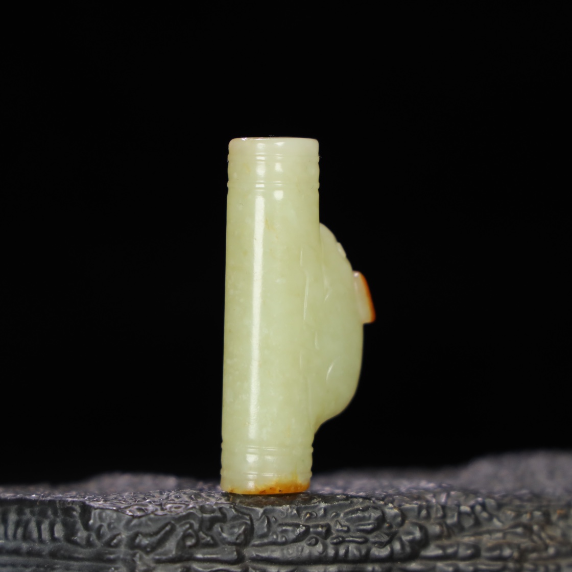 Chinese Natural Jade Carved Ornament