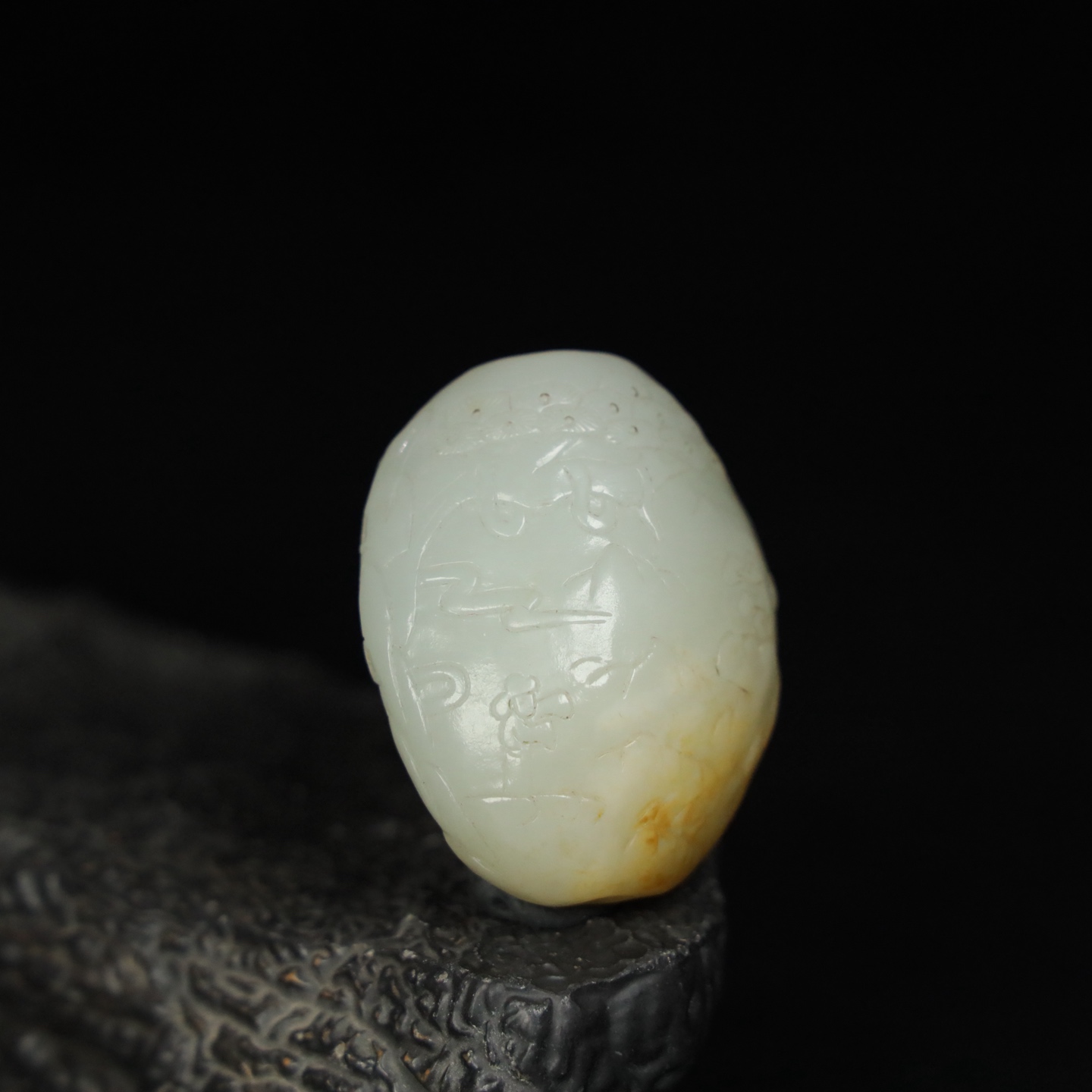 Chinese Natural Jade Carved Handles