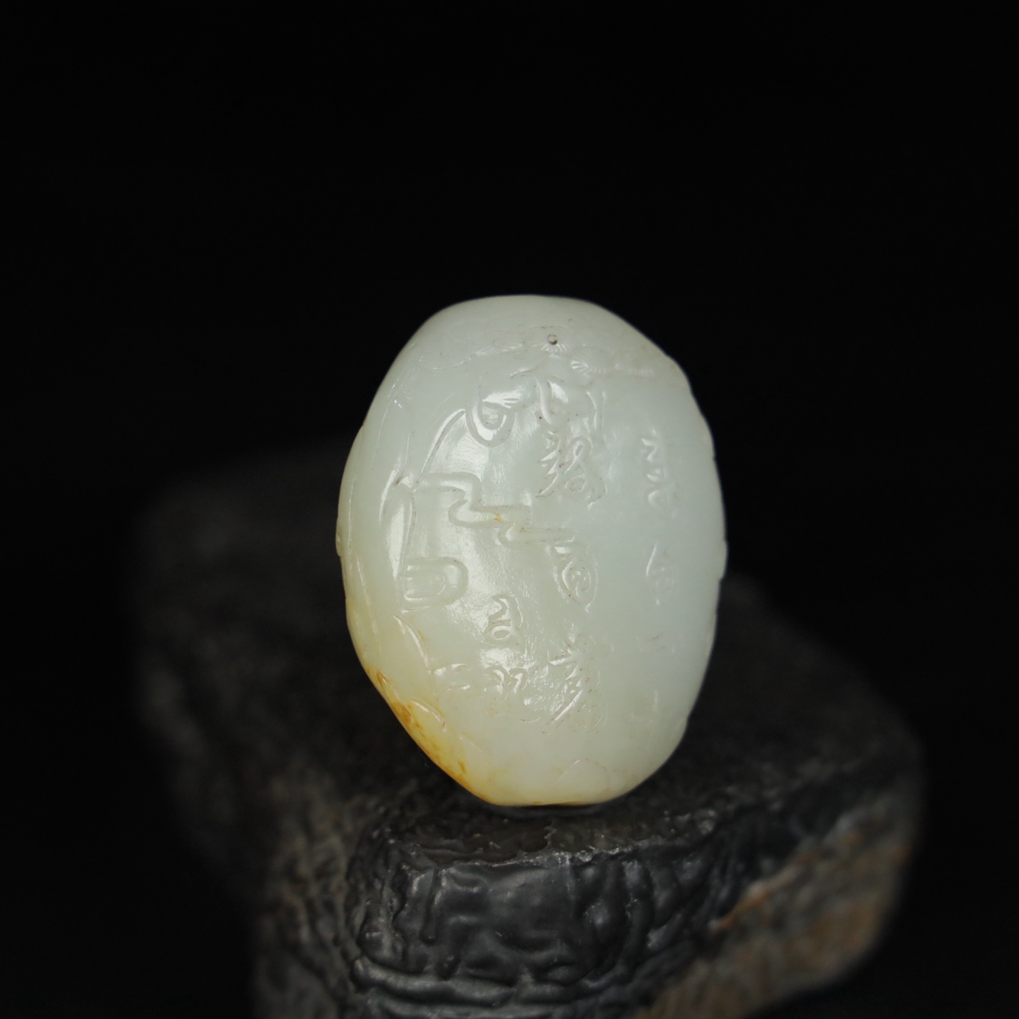 Chinese Natural Jade Carved Handles