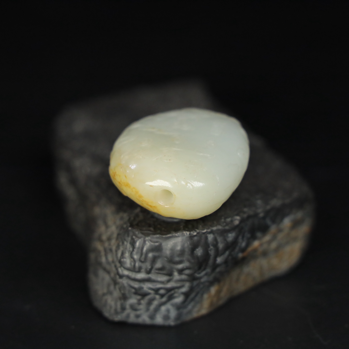 Chinese Natural Jade Carved Handles