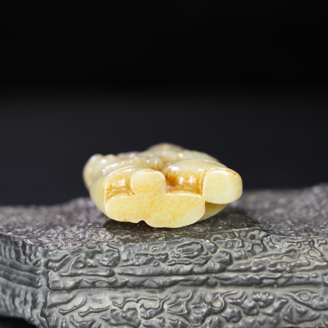 Chinese Natural Jade Carved Boy