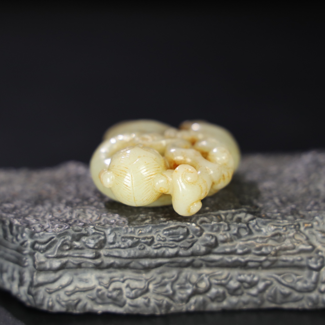 Chinese Natural Jade Carved Boy
