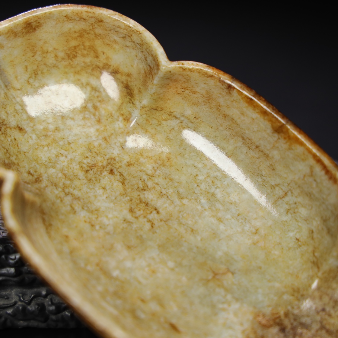 Chinese Natural Jade Carved Bowl