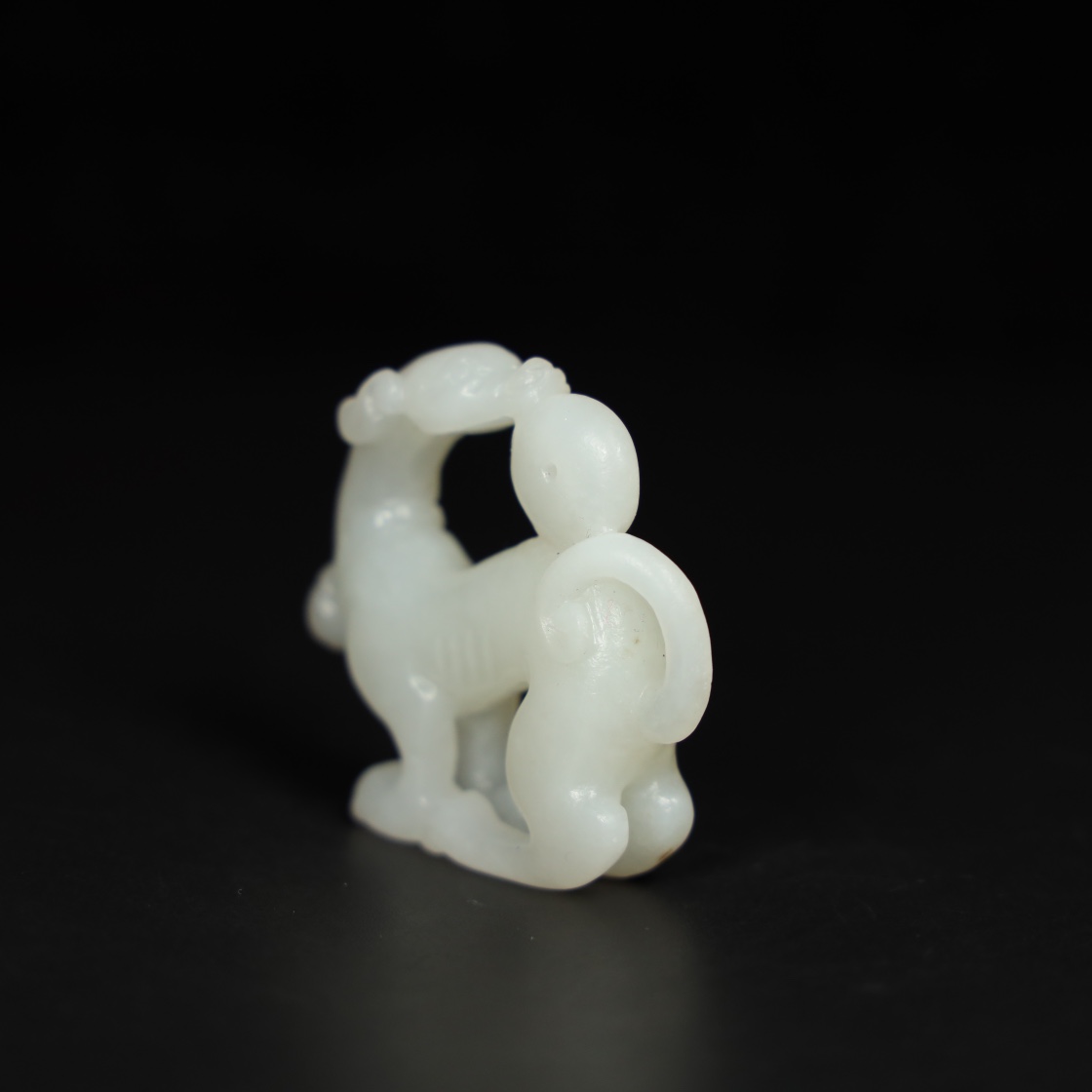 Chinese Natural Jade Carved Ornament
