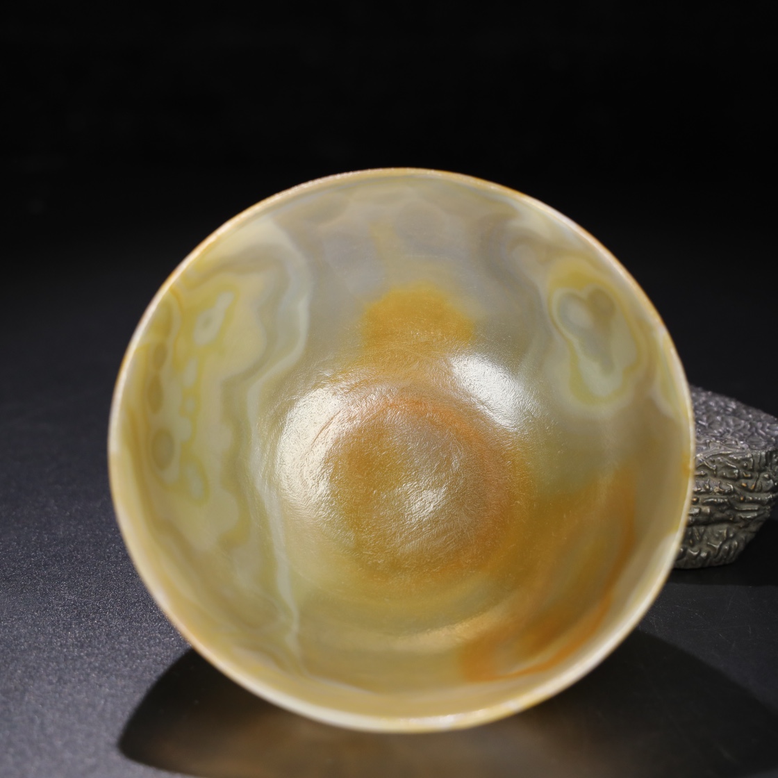 Chinese Natural Jade Carved Bowl