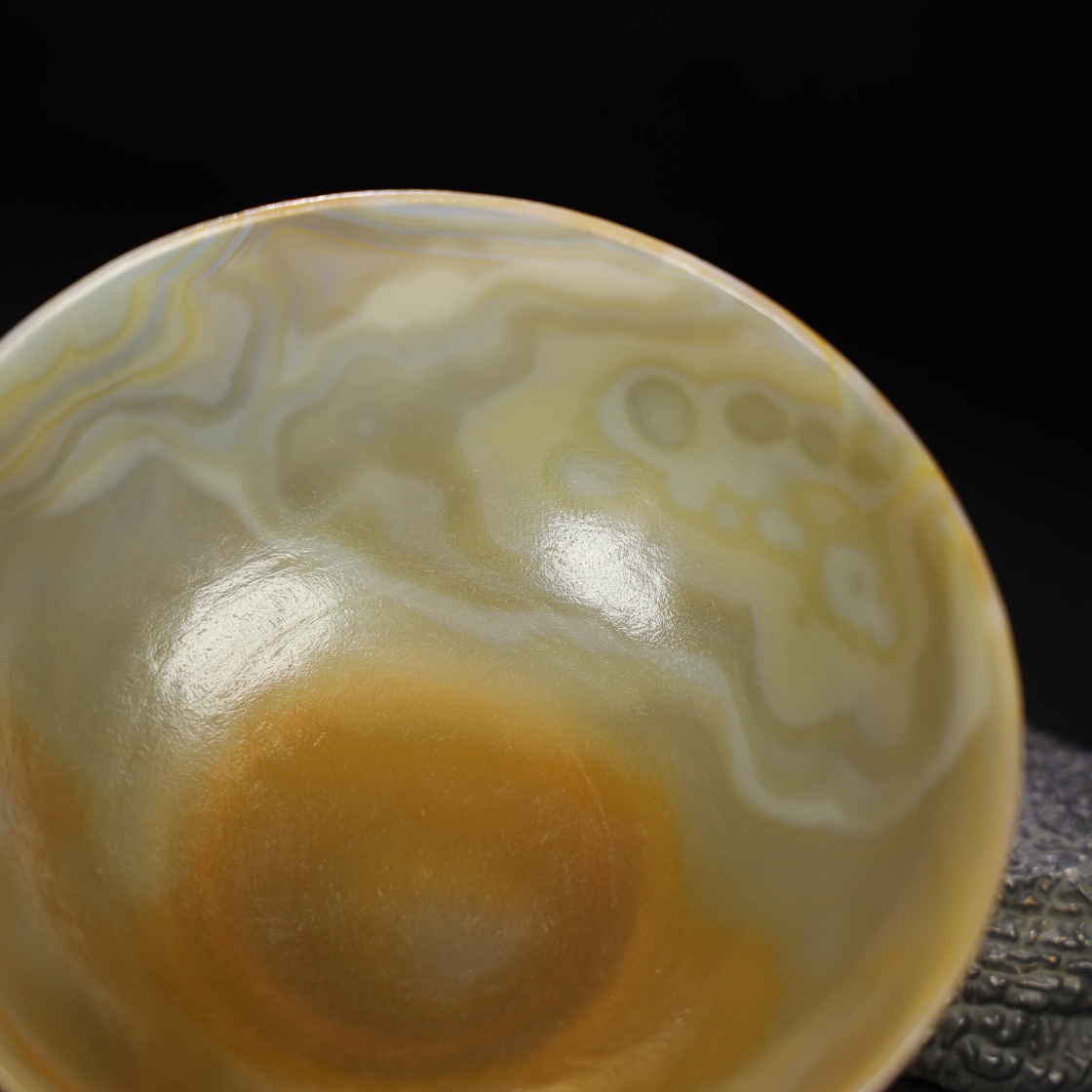Chinese Natural Jade Carved Bowl