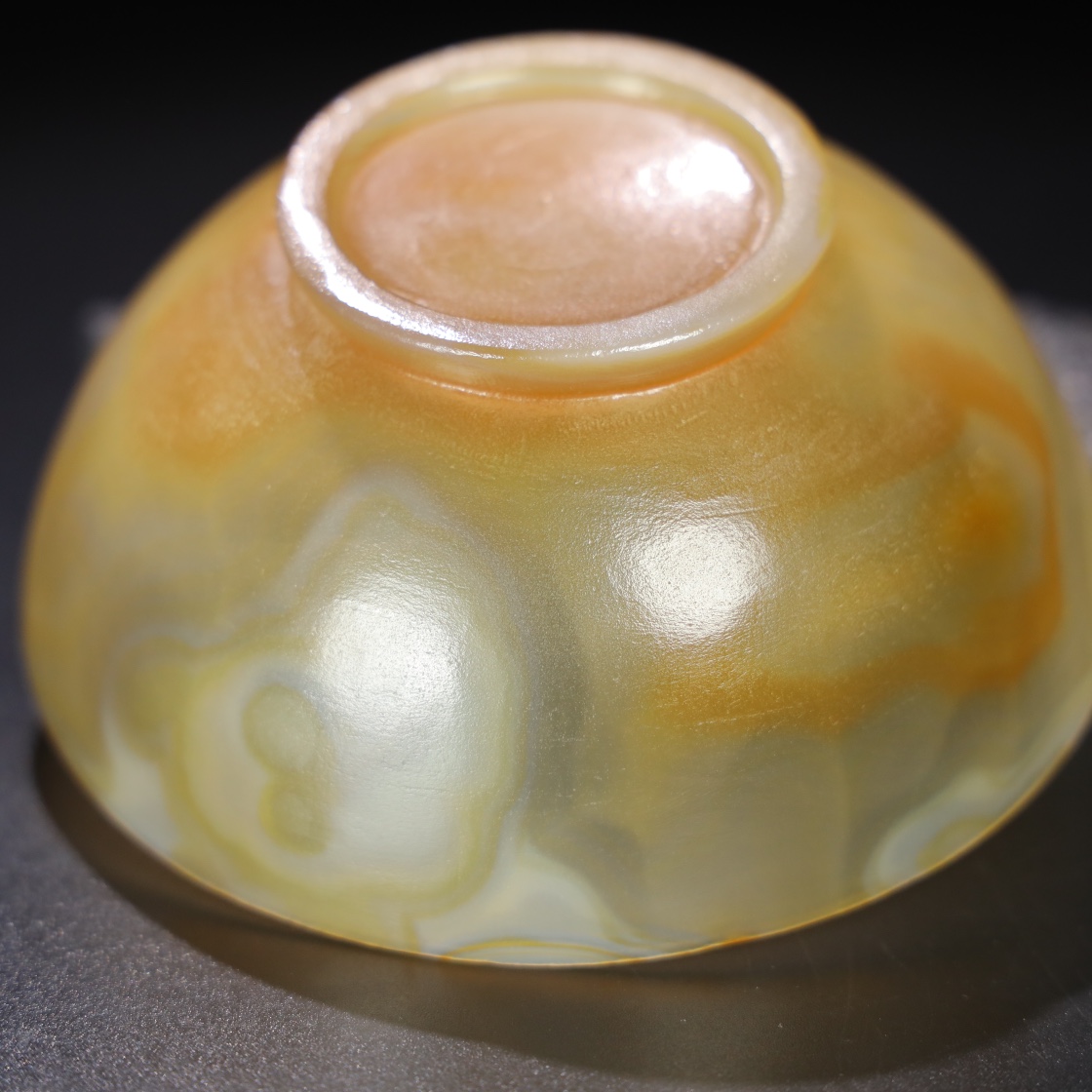 Chinese Natural Jade Carved Bowl