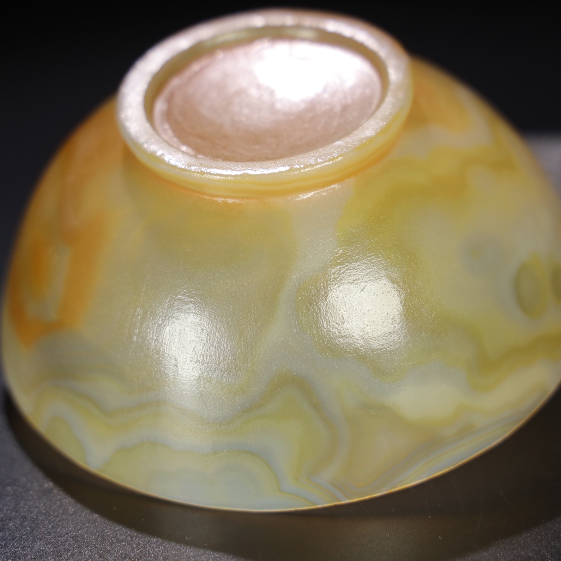 Chinese Natural Jade Carved Bowl