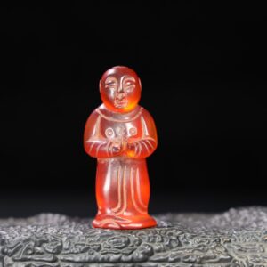 Chinese Natural Jade Carved Statue