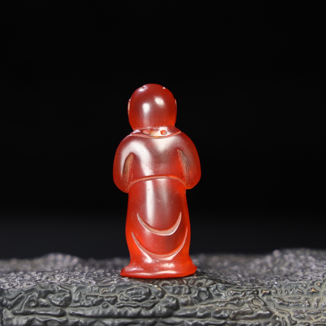 Chinese Natural Jade Carved Statue