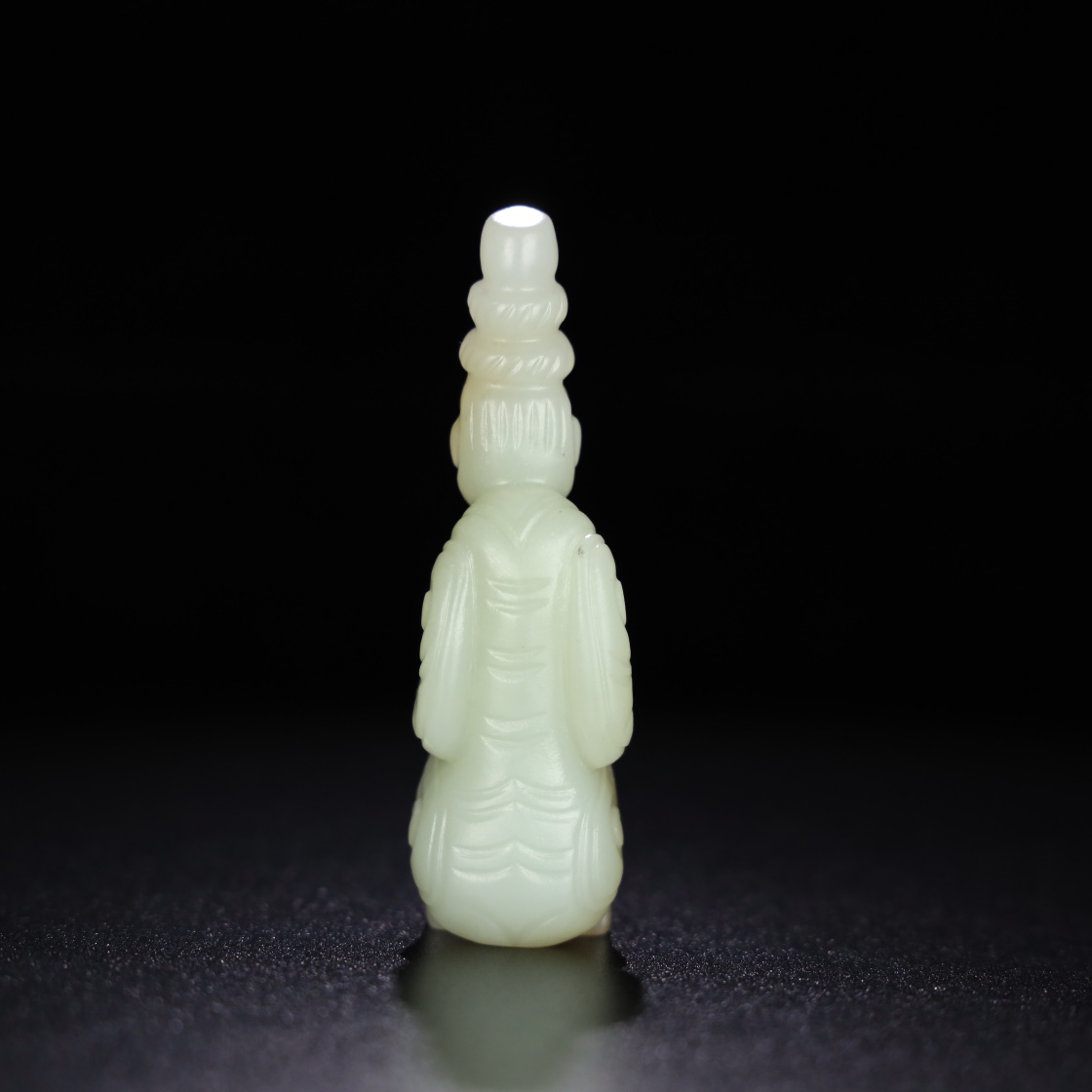 Chinese Natural Jade Carved Statue