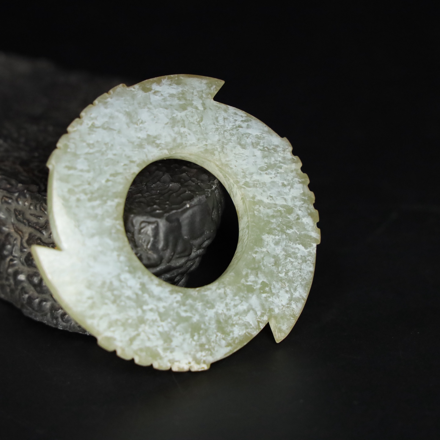 Chinese Natural Jade Carved Pendant