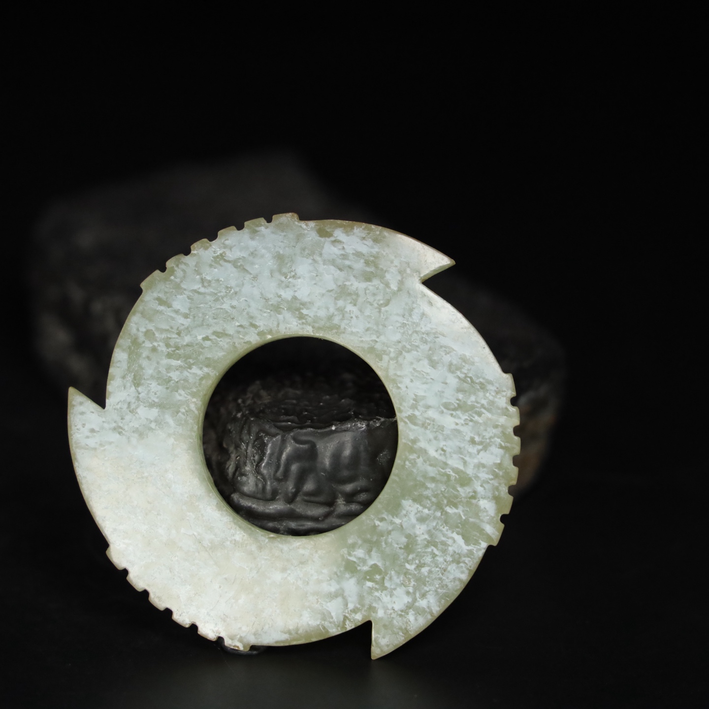 Chinese Natural Jade Carved Pendant