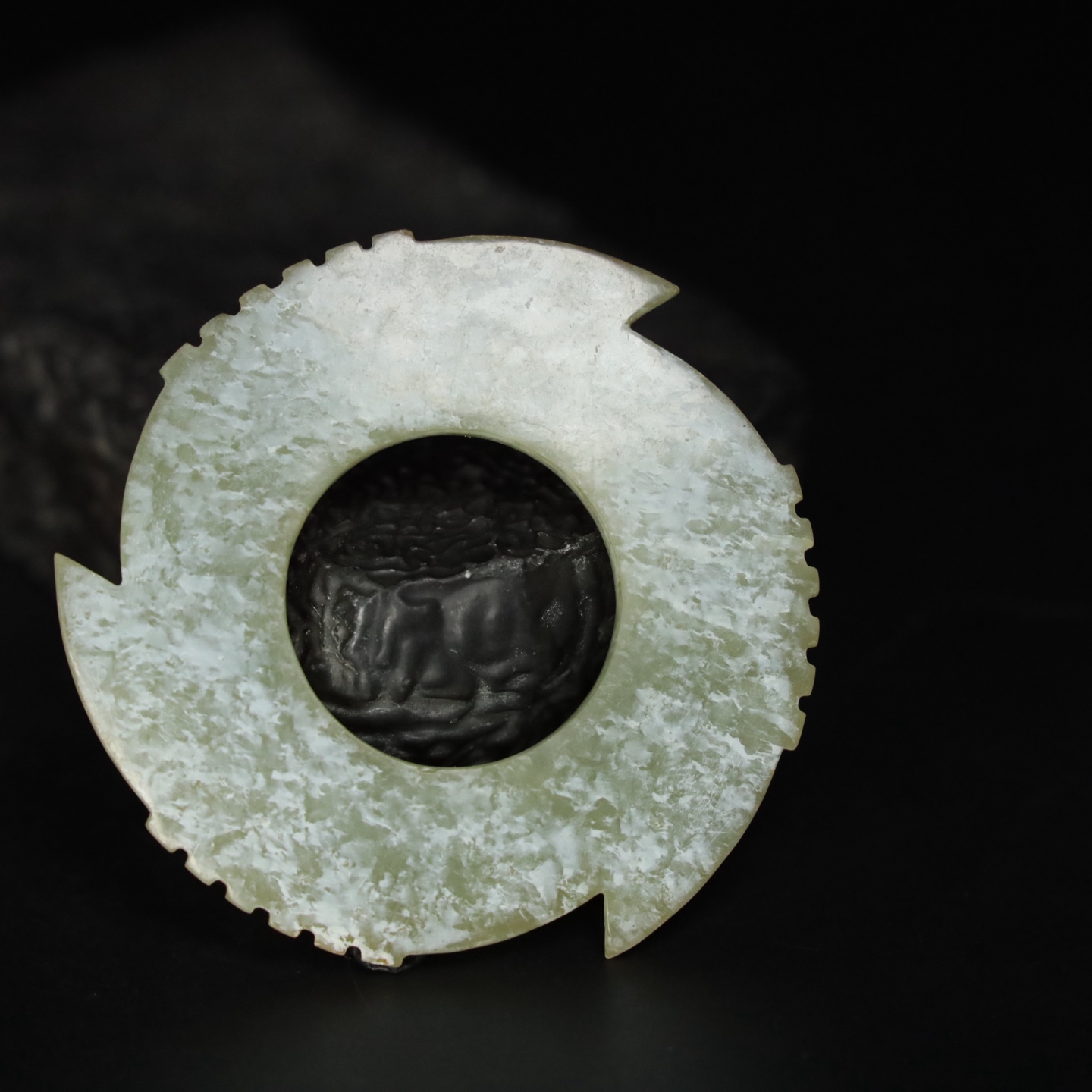 Chinese Natural Jade Carved Pendant