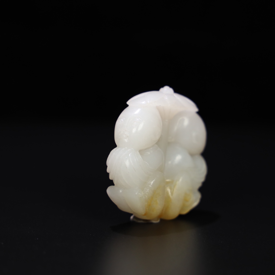 Chinese Natural Jade Carved Handle pieces