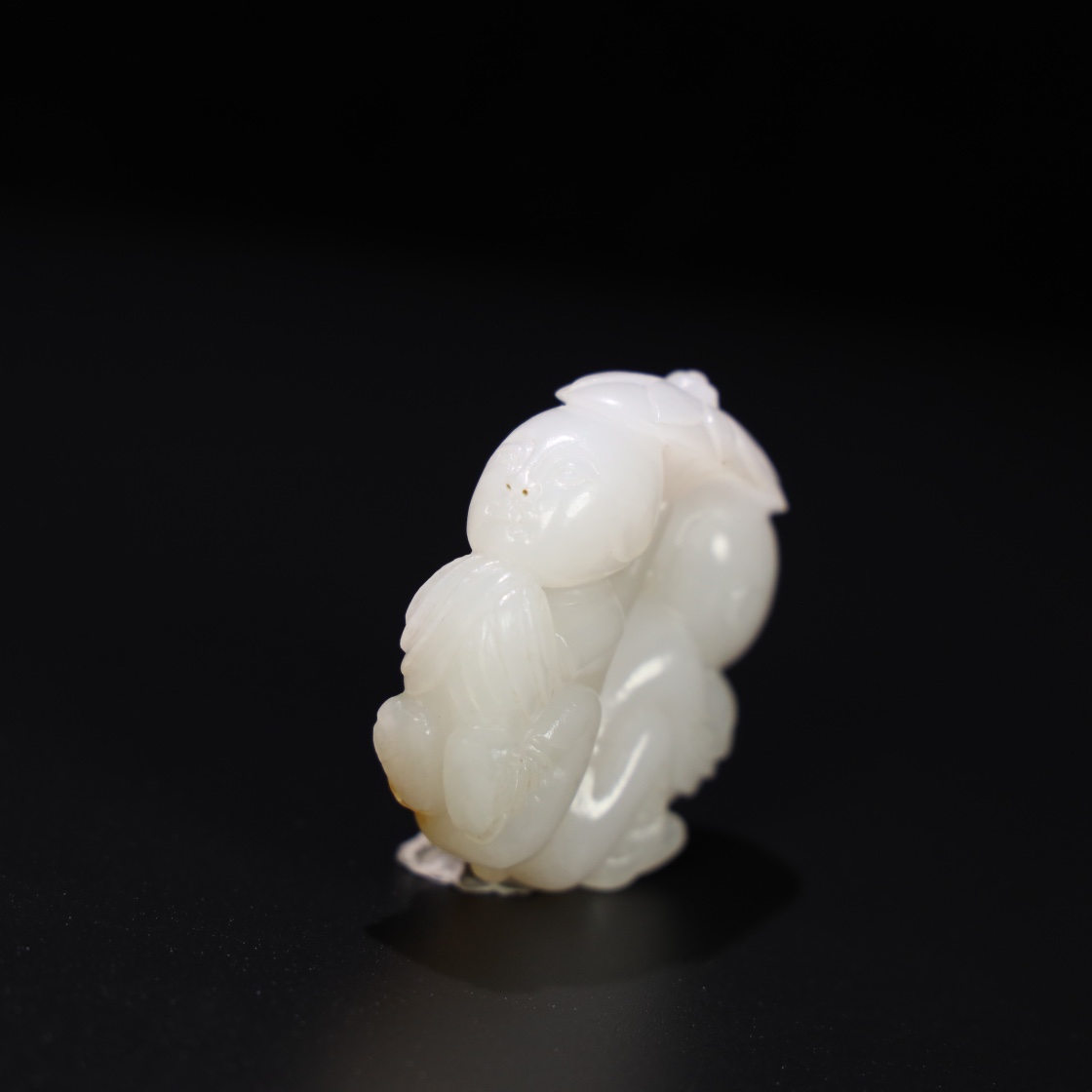 Chinese Natural Jade Carved Handle pieces