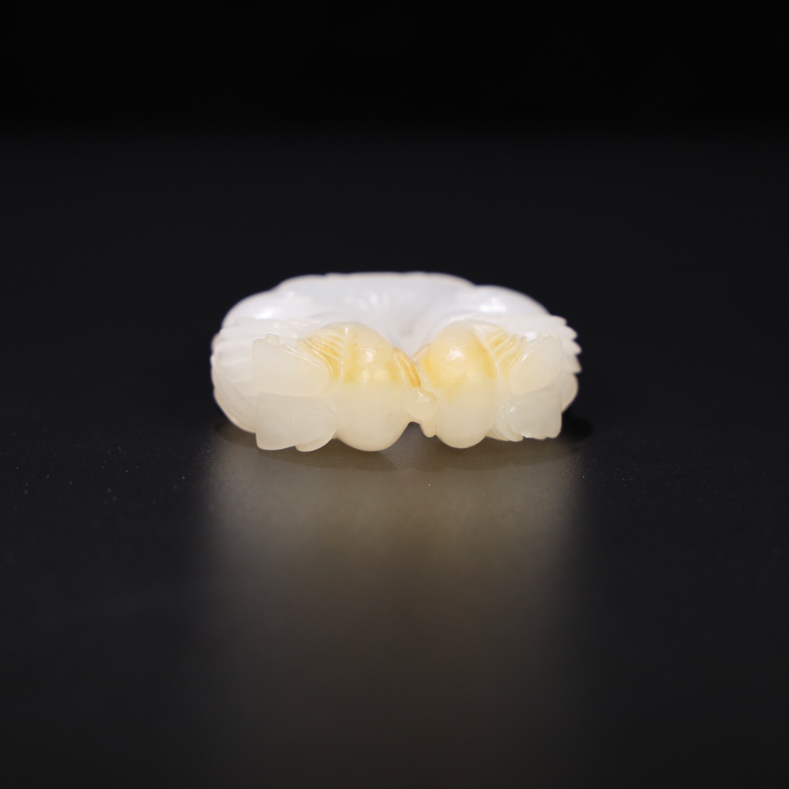 Chinese Natural Jade Carved Handle pieces