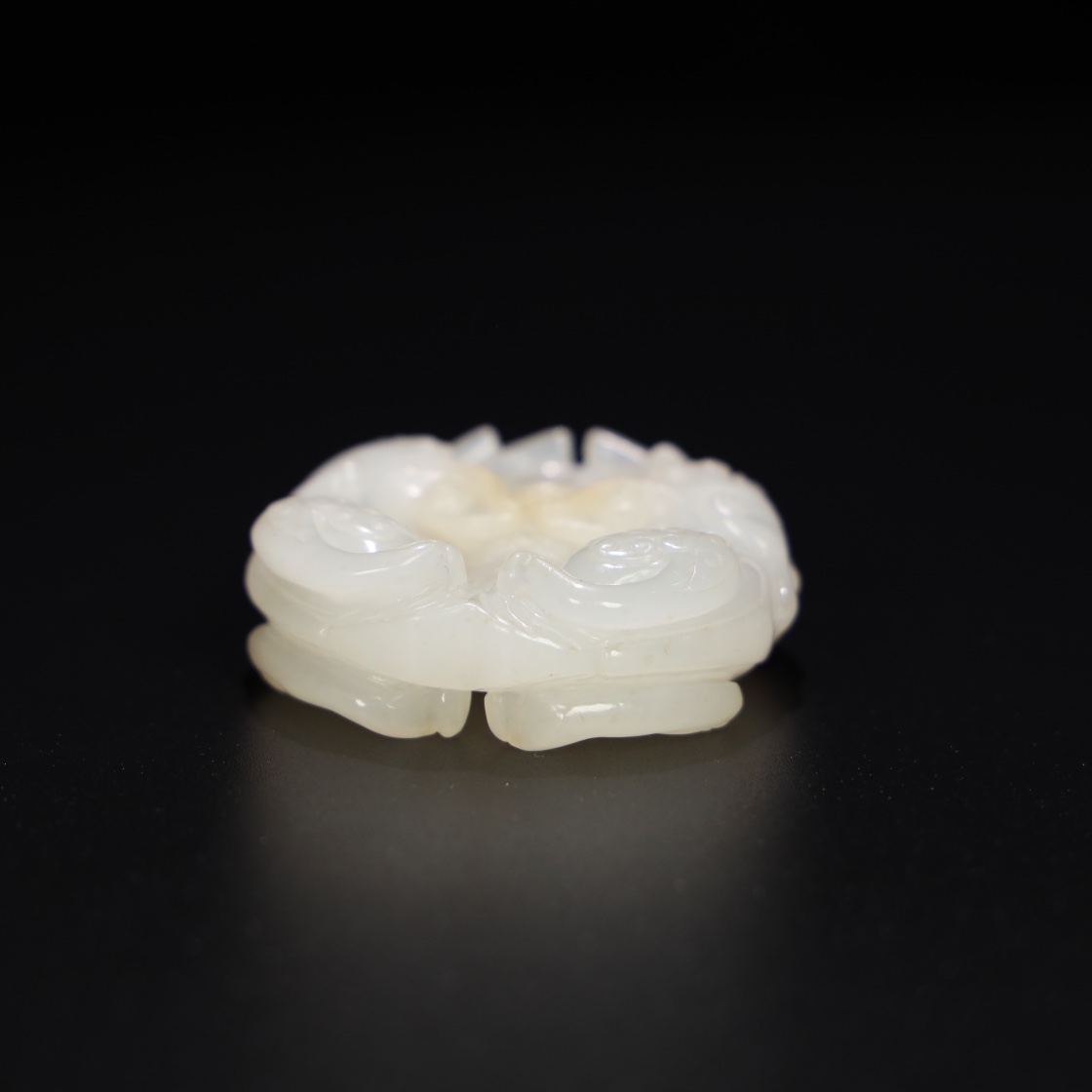 Chinese Natural Jade Carved Handle