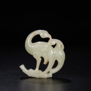 Chinese Natural Jade Carved Handle