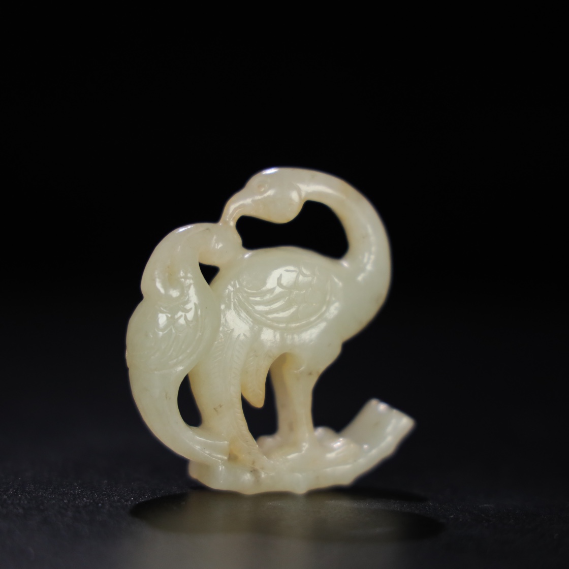Chinese Natural Jade Carved Handle