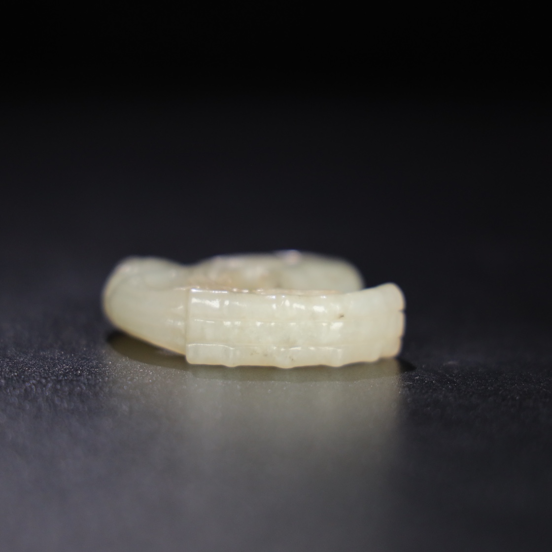 Chinese Natural Jade Carved Handle
