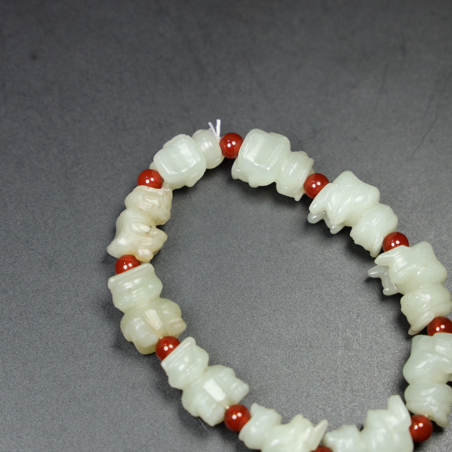 Chinese Natural Jade Carved bracelets