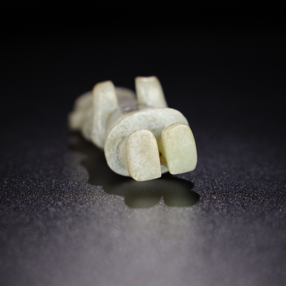 Chinese Natural Jade Carved Statue