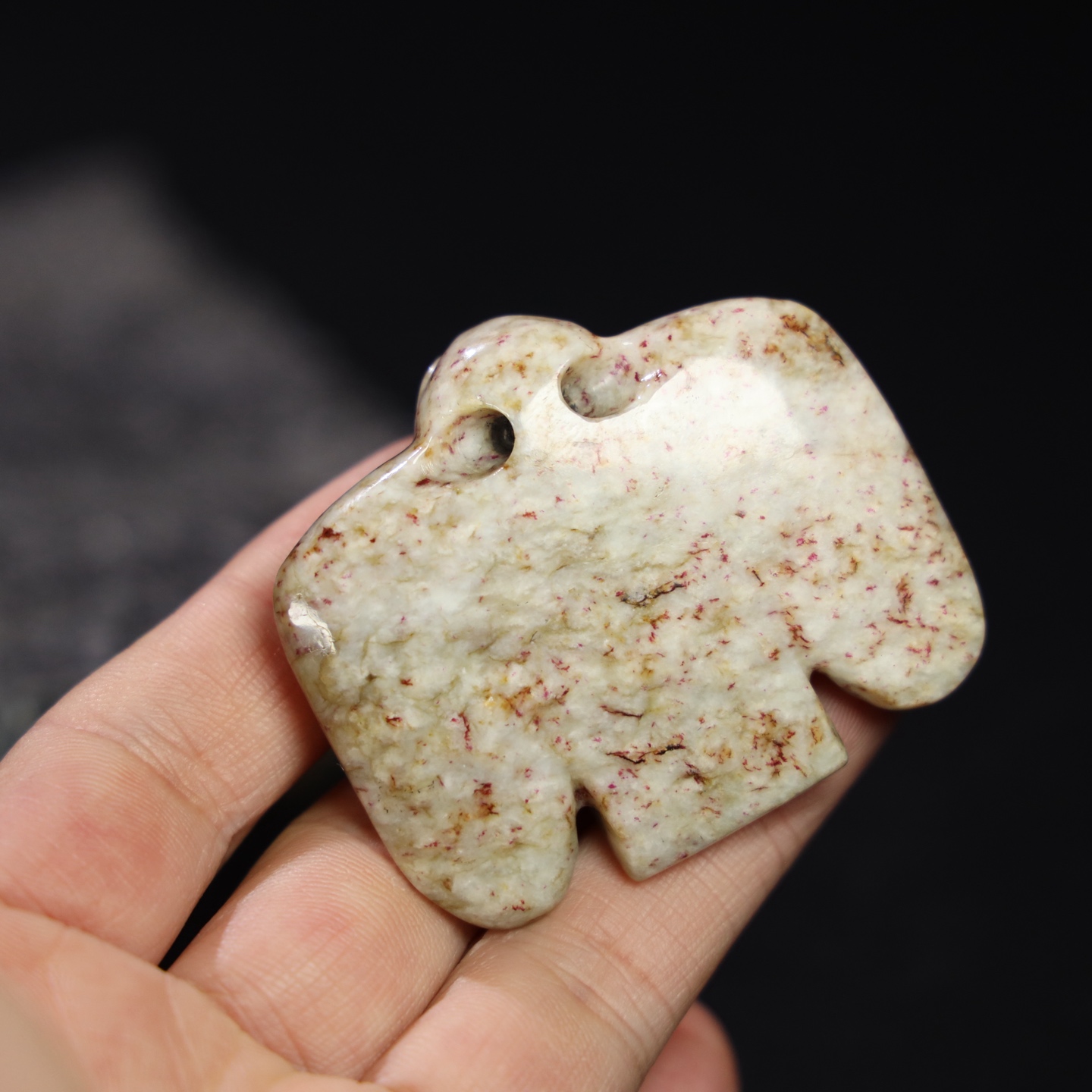 Chinese Natural Jade Carved Bird