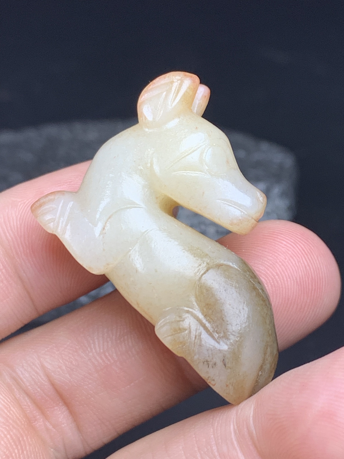 Chinese Natural Jade Carved beasts