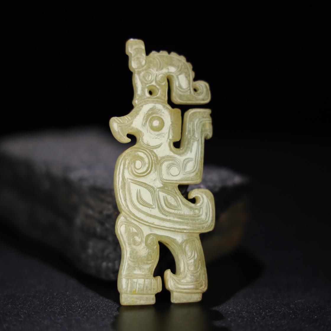 Chinese Natural Jade Carved Pendants