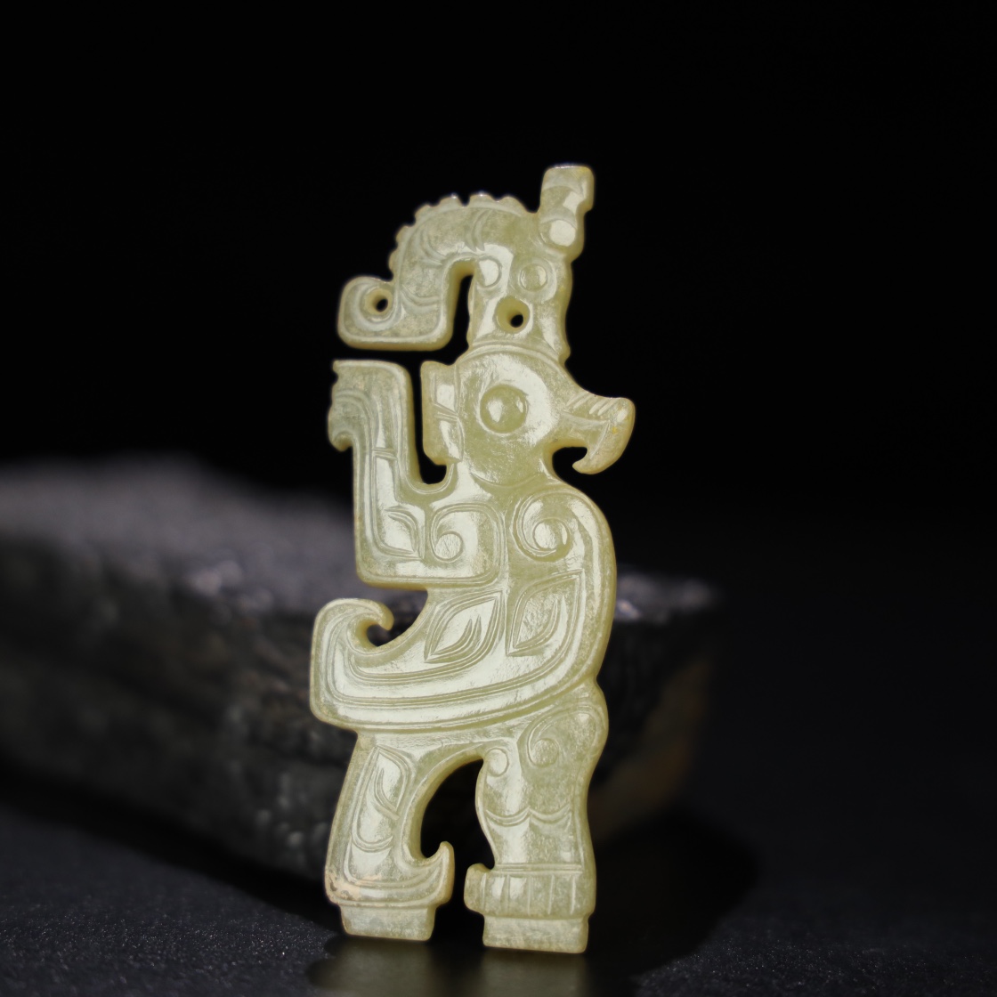 Chinese Natural Jade Carved Pendants