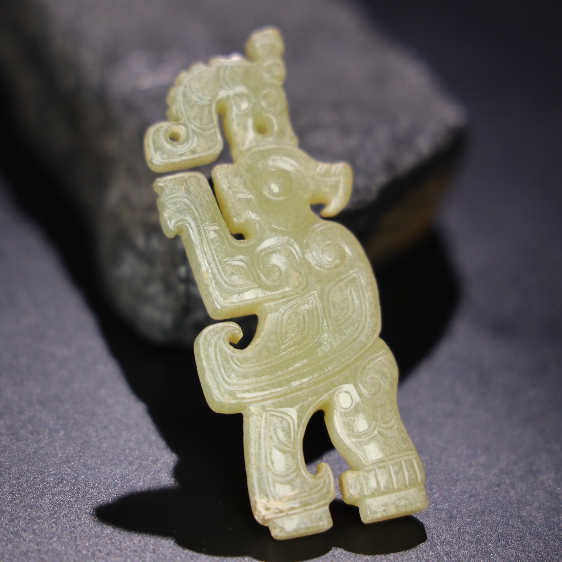 Chinese Natural Jade Carved Pendants