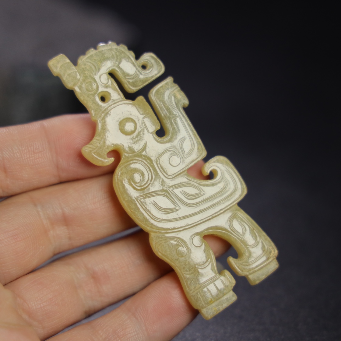 Chinese Natural Jade Carved Pendants