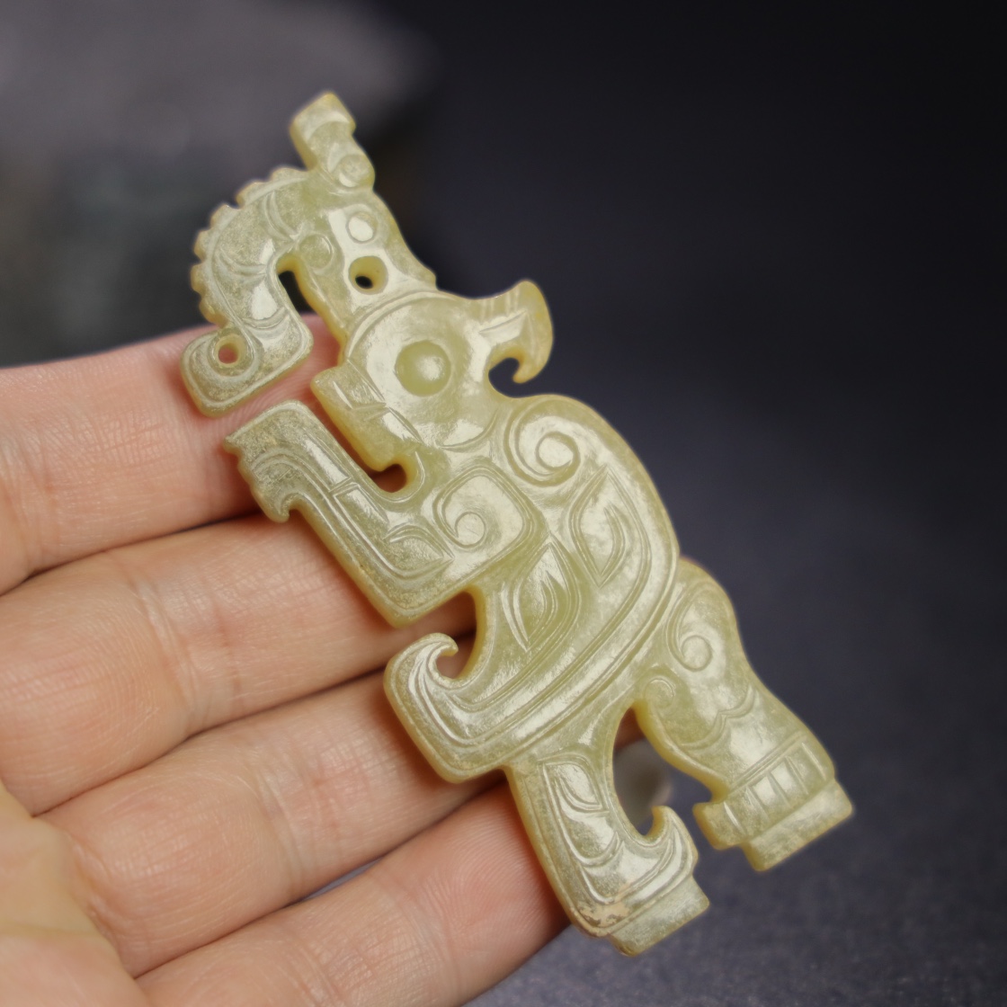 Chinese Natural Jade Carved Pendants