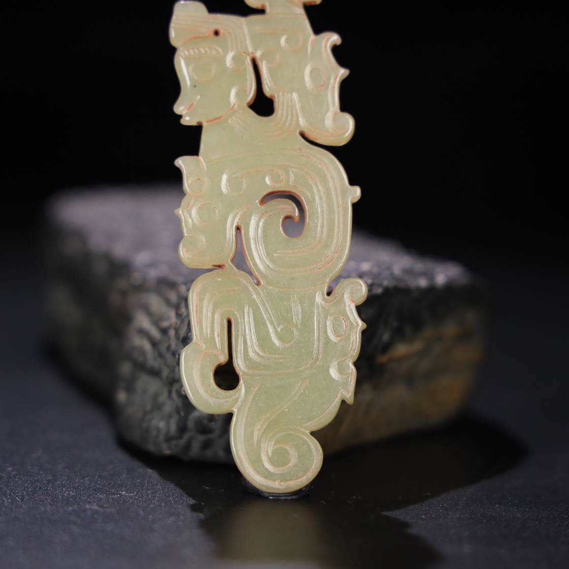 Chinese Natural Jade Carved Pendants