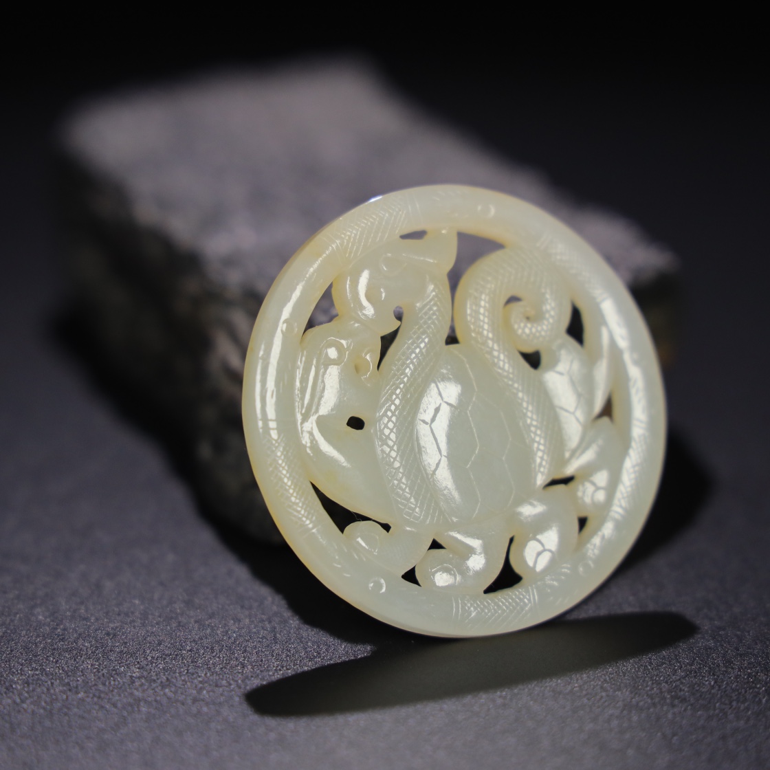 Chinese Natural Jade Carved Pendants
