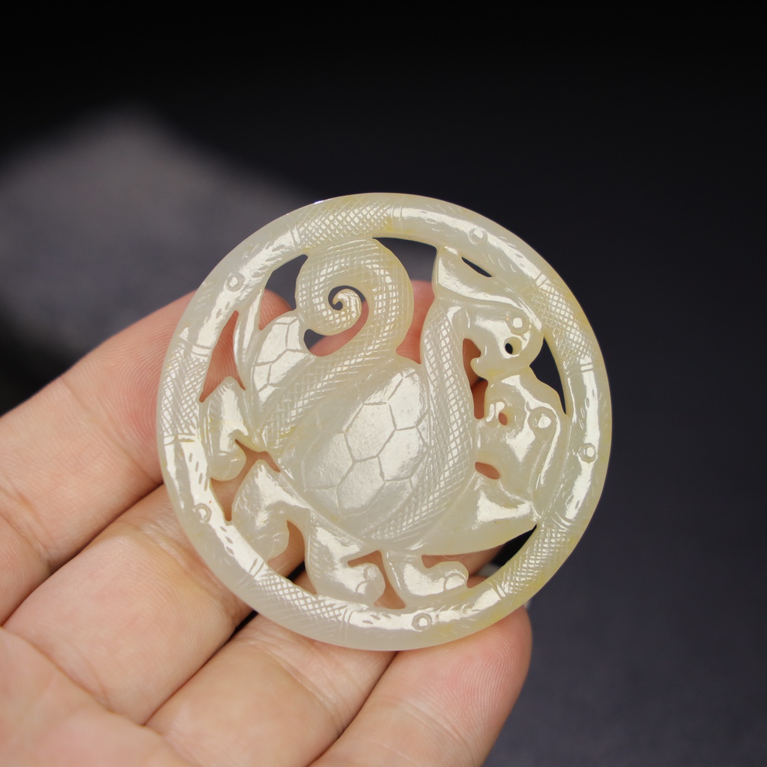 Chinese Natural Jade Carved Pendants