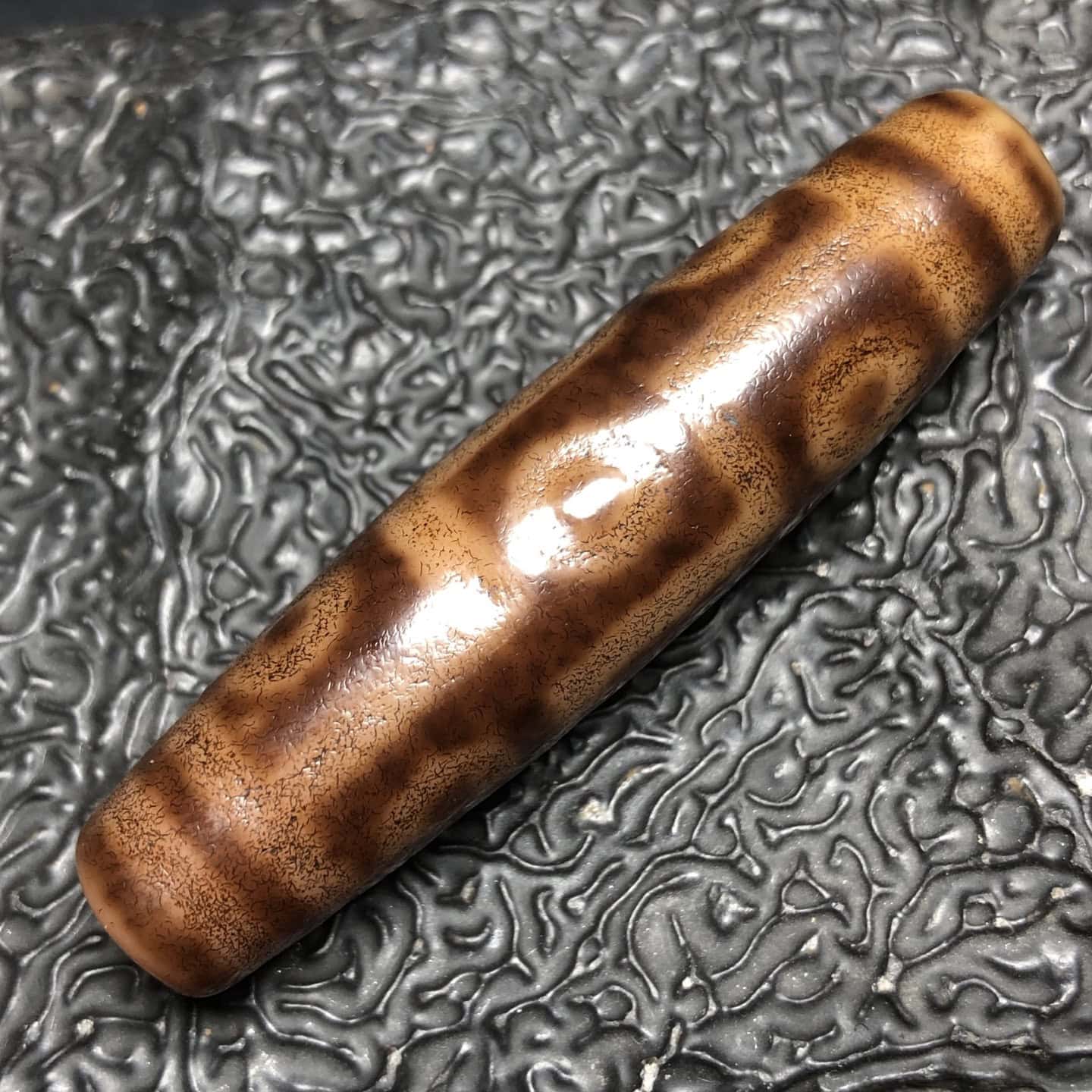 Chinese Natural Agate DZI Beads