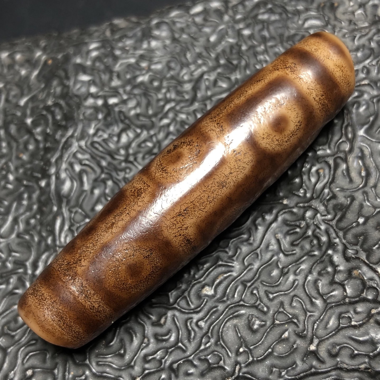 Chinese Natural Agate DZI Beads