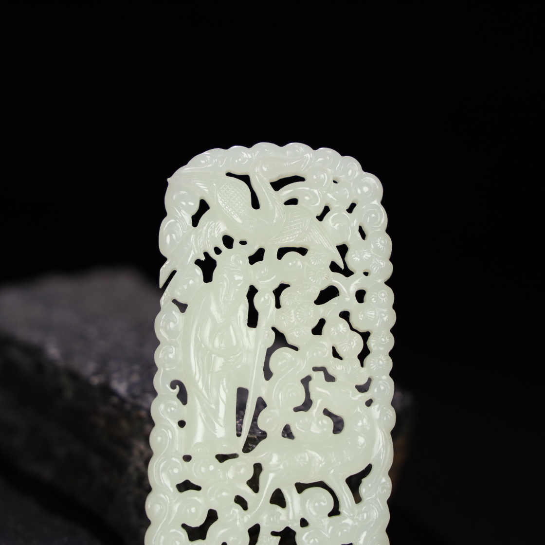 Chinese Natural Jade Carved Pendant