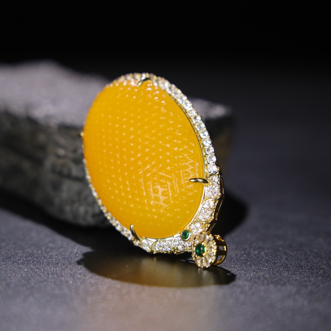 Chinese Natural Jade Carved Pendant