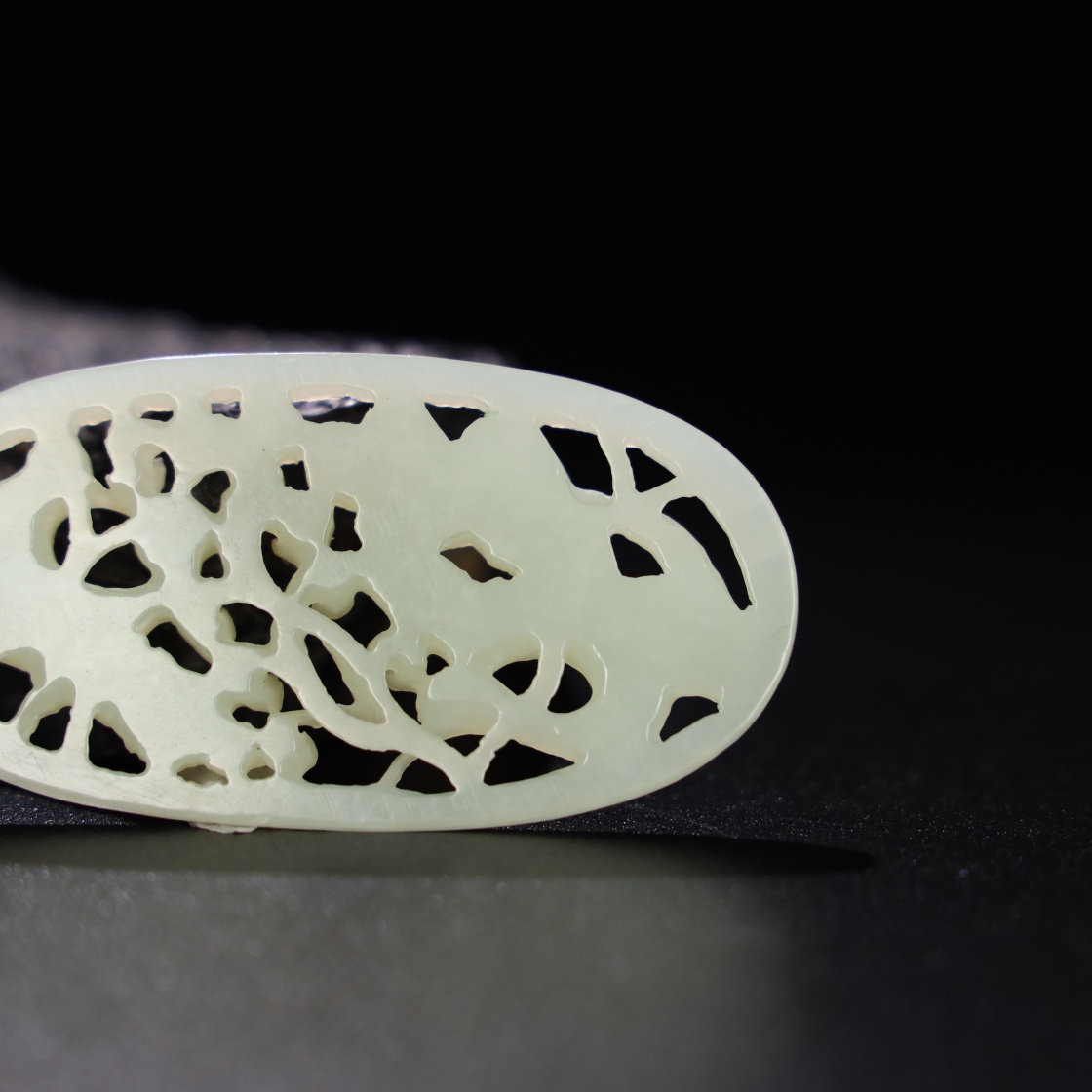 Chinese Natural Jade Carved Pendant