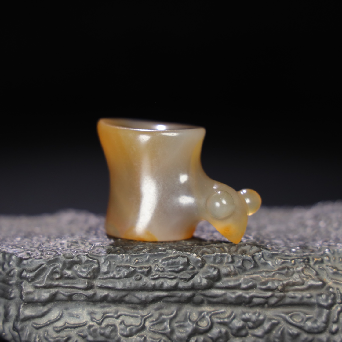 Chinese Natural Jade Carved Pendant