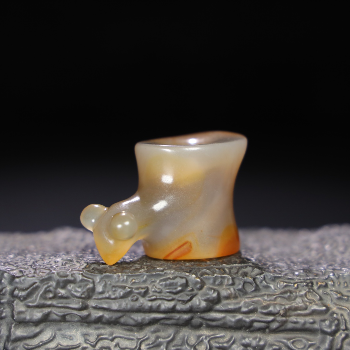 Chinese Natural Jade Carved Pendant