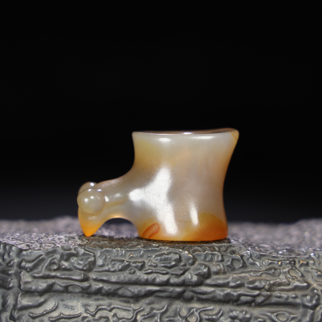 Chinese Natural Jade Carved Pendant